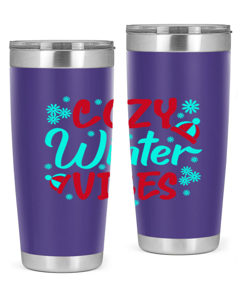 Cozy Winter Vibes Winter 83#- winter- Tumbler