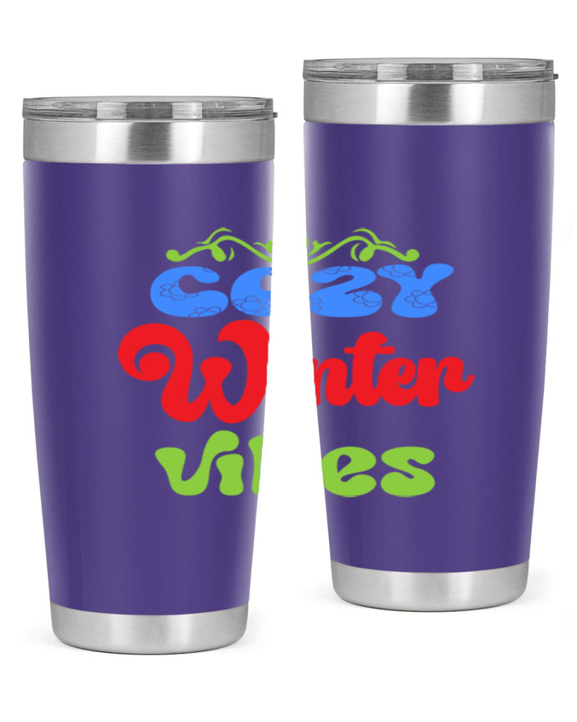 Cozy winter vibes 75#- winter- Tumbler