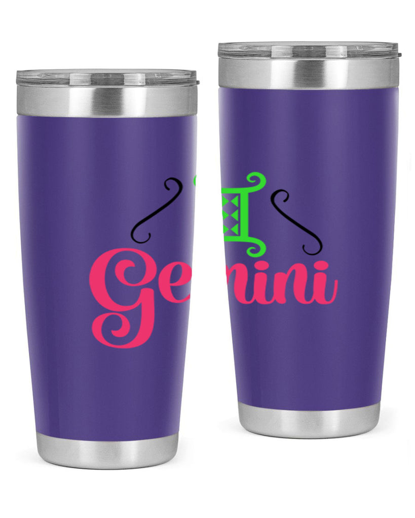 Gemini 224#- zodiac- Tumbler