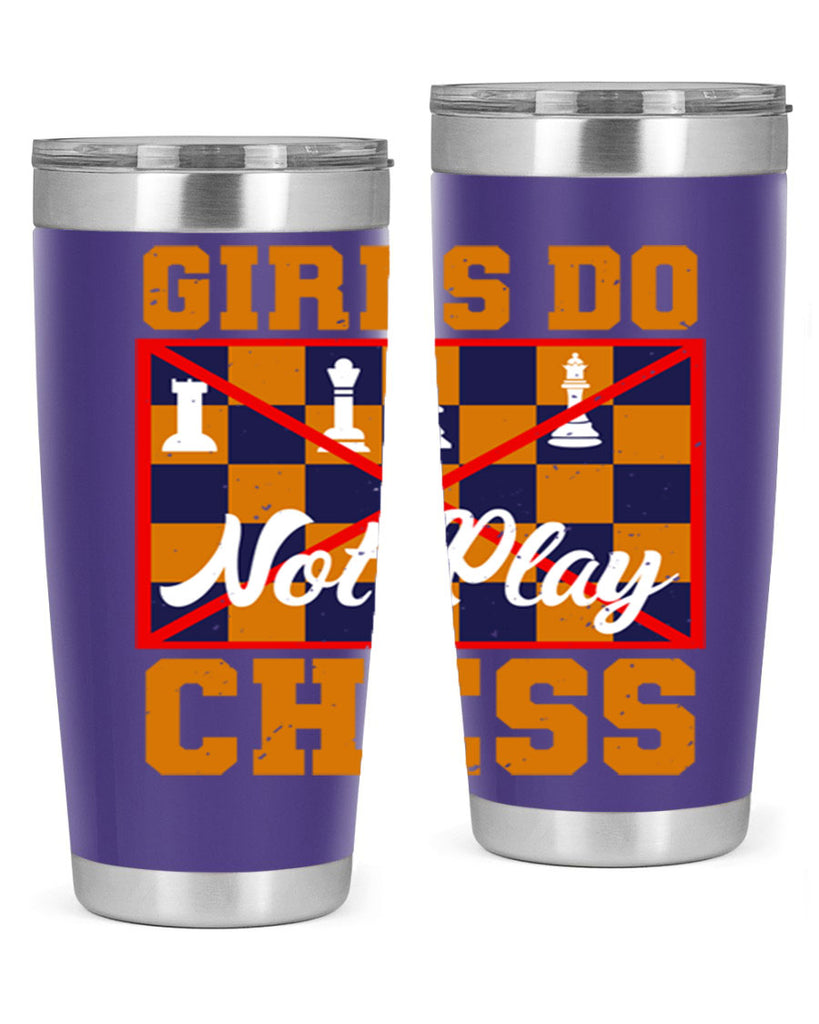 Girls do not play chess 49#- chess- Tumbler