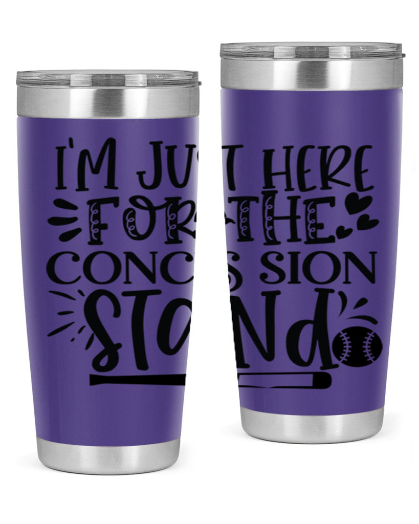 Im Just Here For the Conces sion stand 2072#- baseball- Tumbler