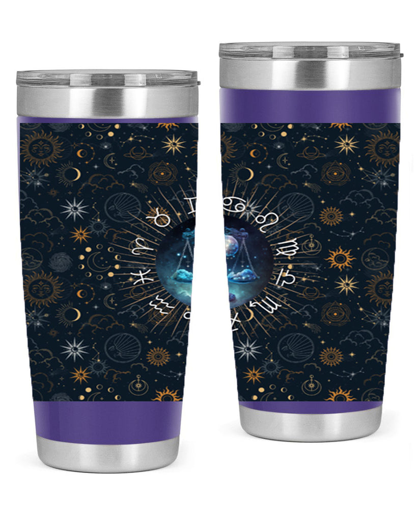 Libra Straight 317#- zodiac- Tumbler