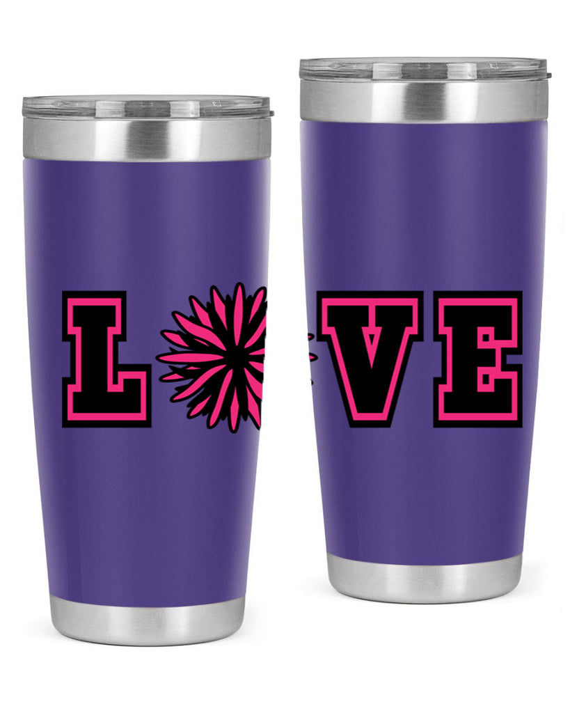 Love 694#- cheer- Tumbler