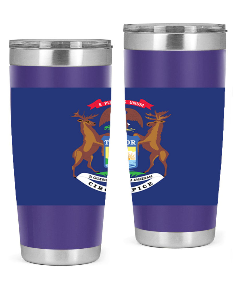 Michigan 30#- Us Flags- Tumbler