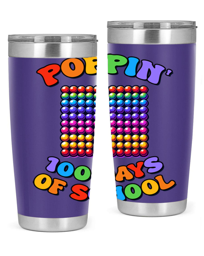 Poppin my way through PNG 54#- 100 days of school- Tumbler