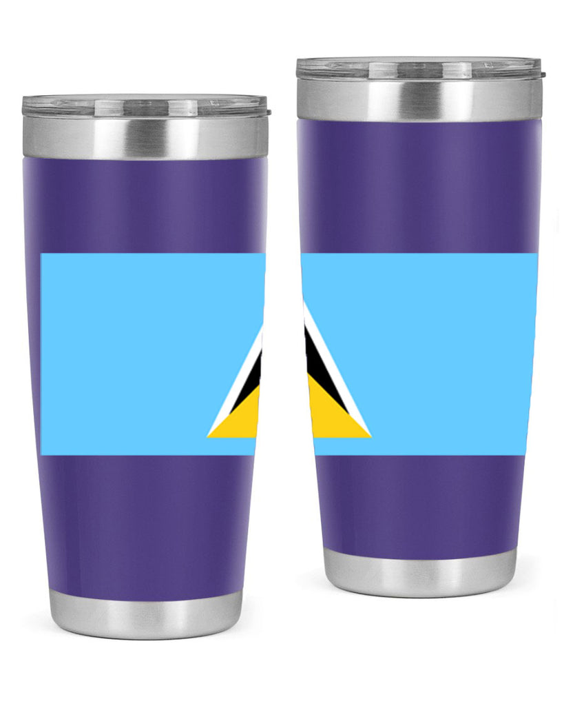 Saint Lucia 51#- world flags- Tumbler