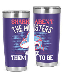 Sharks aren’t the monsters we make them out to be Style 24#- shark  fish- Tumbler