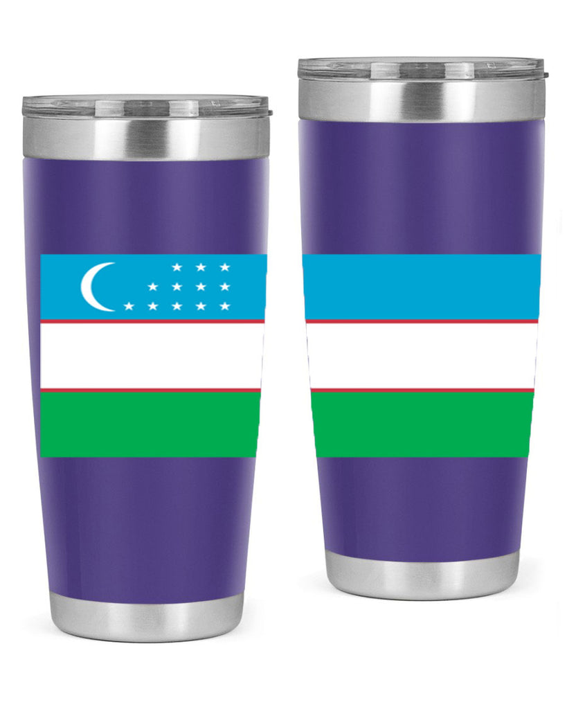 Uzbekistan 8#- world flags- Tumbler