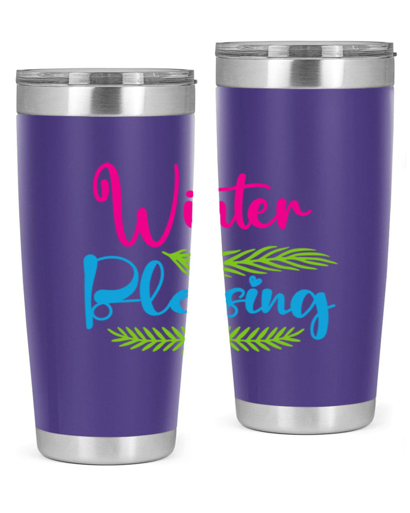 Winter Blessing 486#- winter- Tumbler