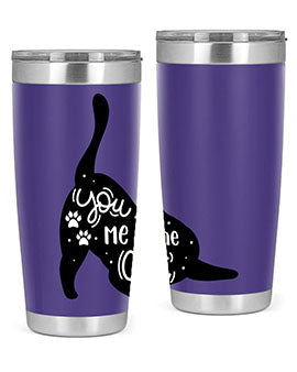 You Me The Cat Style 111#- cat- Tumbler