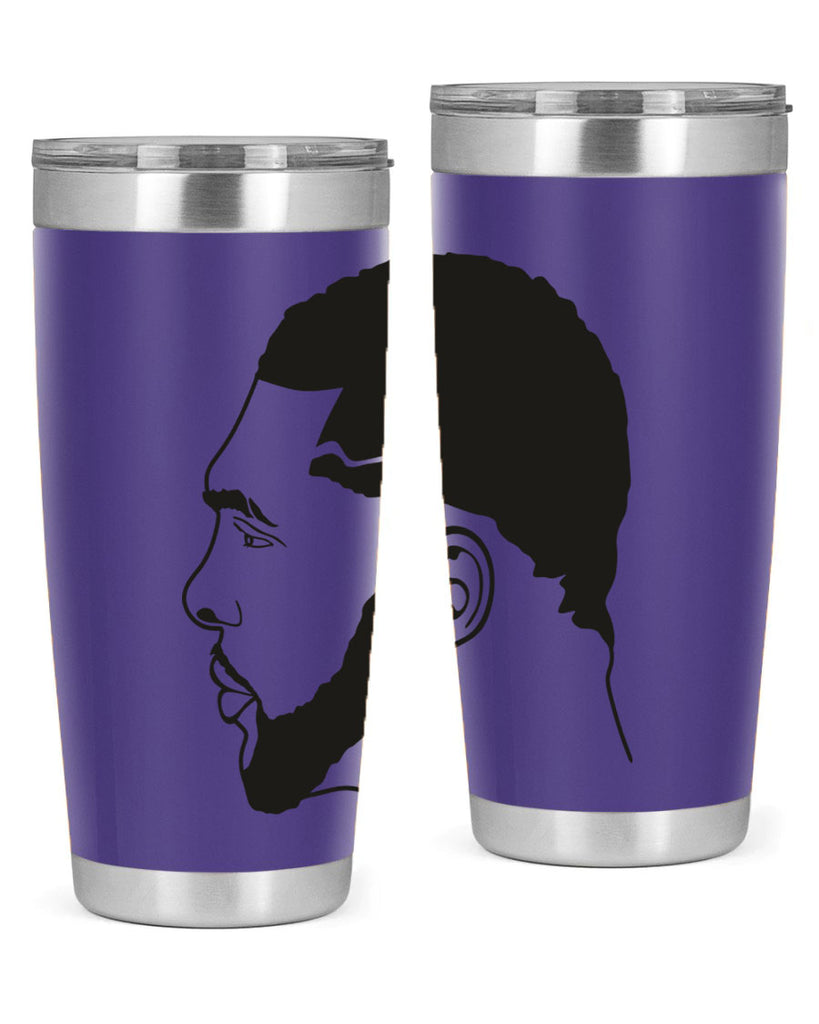 beardman 55#- black men - boys- tumbler