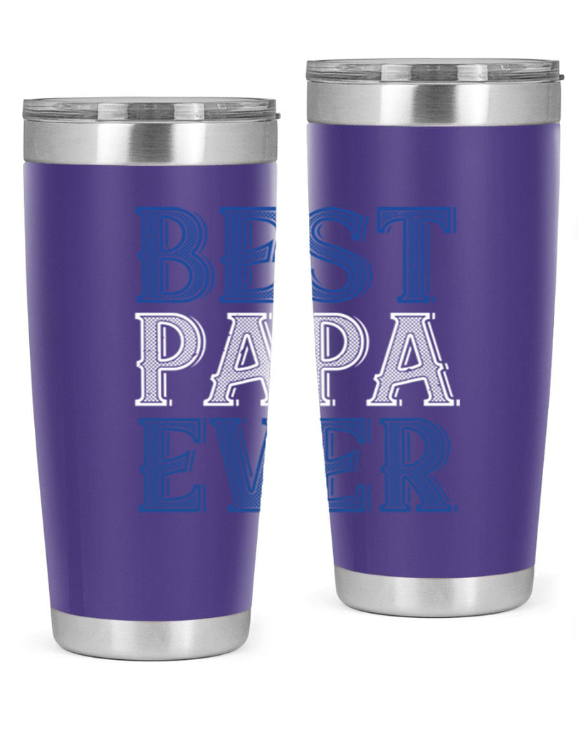 best papa ever 48#- grandpa - papa- Tumbler