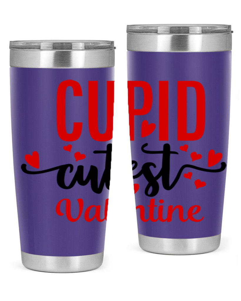 cupid cutest valentine 80#- valentines day- Tumbler