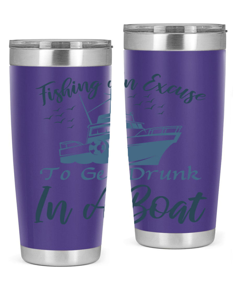 fishing an excuse 152#- fishing- Tumbler