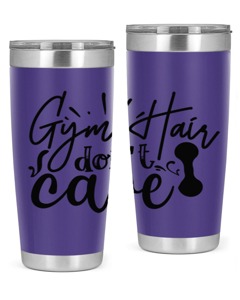 gym hair dont care 43#- gym- Tumbler