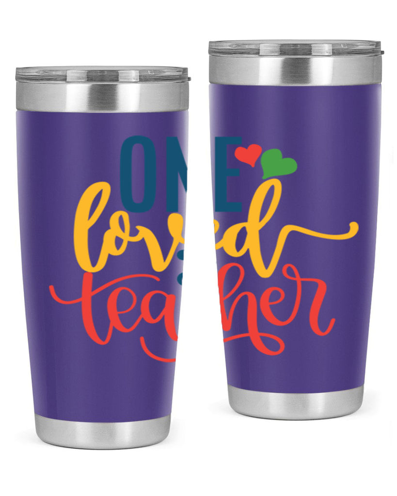 one loved teacher Style 165#- teacher- tumbler