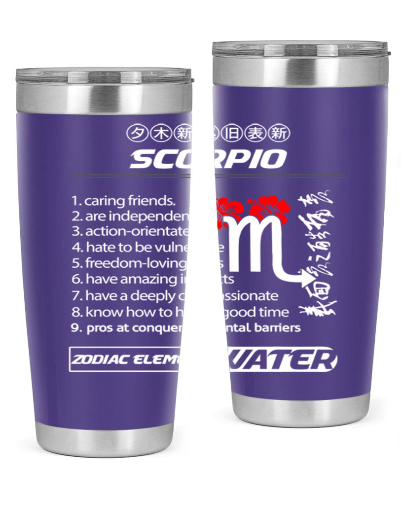 scorpio 456#- zodiac- Tumbler