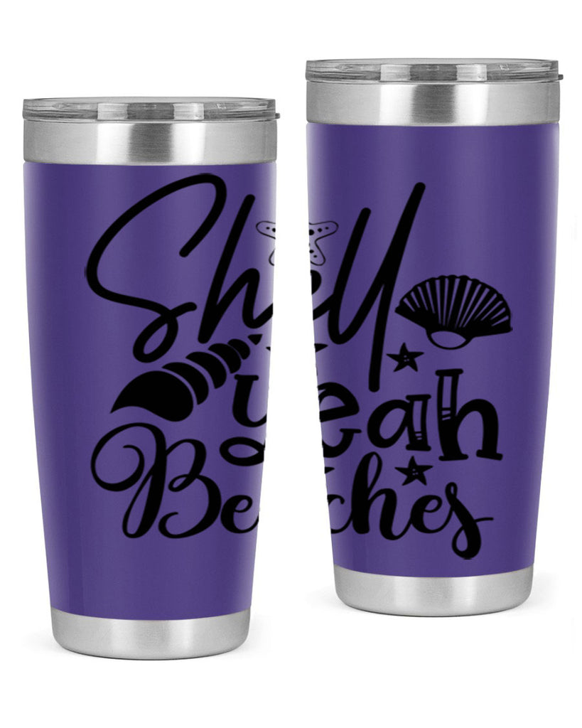 shell yeah beaches Style 75#- summer- Tumbler