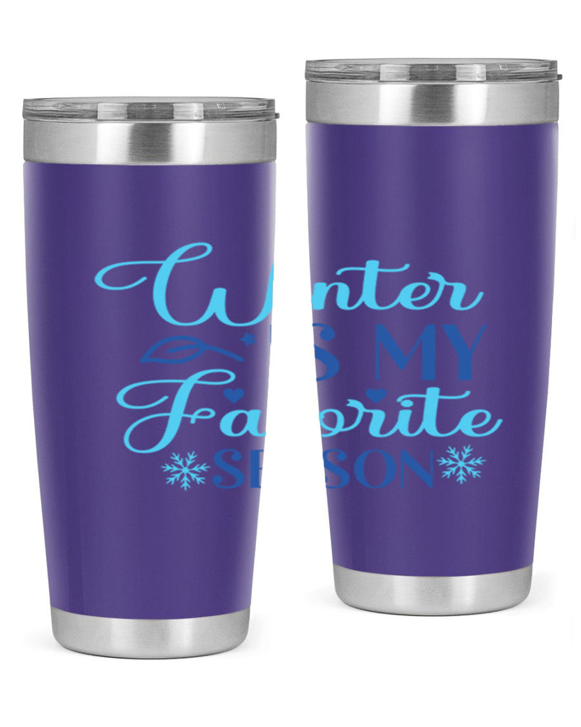 winter is my favorite season 511#- winter- Tumbler