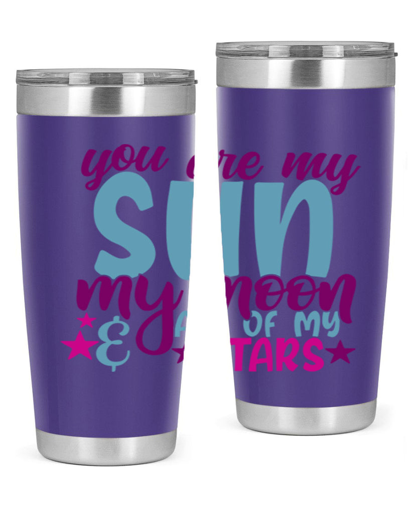 you are my sun my moon all of my stars 6#- family- Tumbler