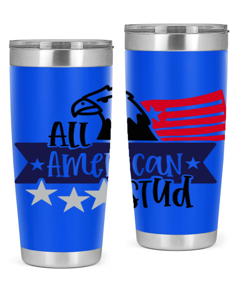 All American Stud Style 142#- Fourt Of July- Tumbler