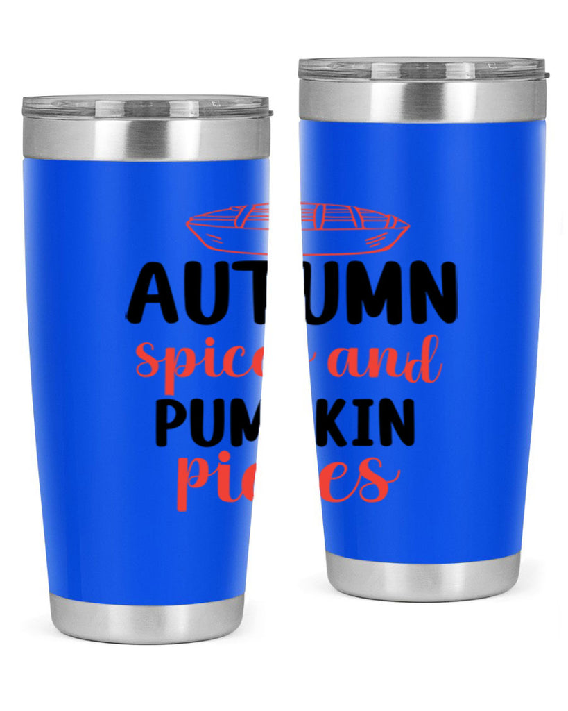 Autumn spices and pumpkin pieces 32#- fall- Tumbler