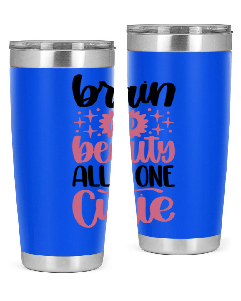 Brain And Beauty All In One Style 126#- make up- Tumbler