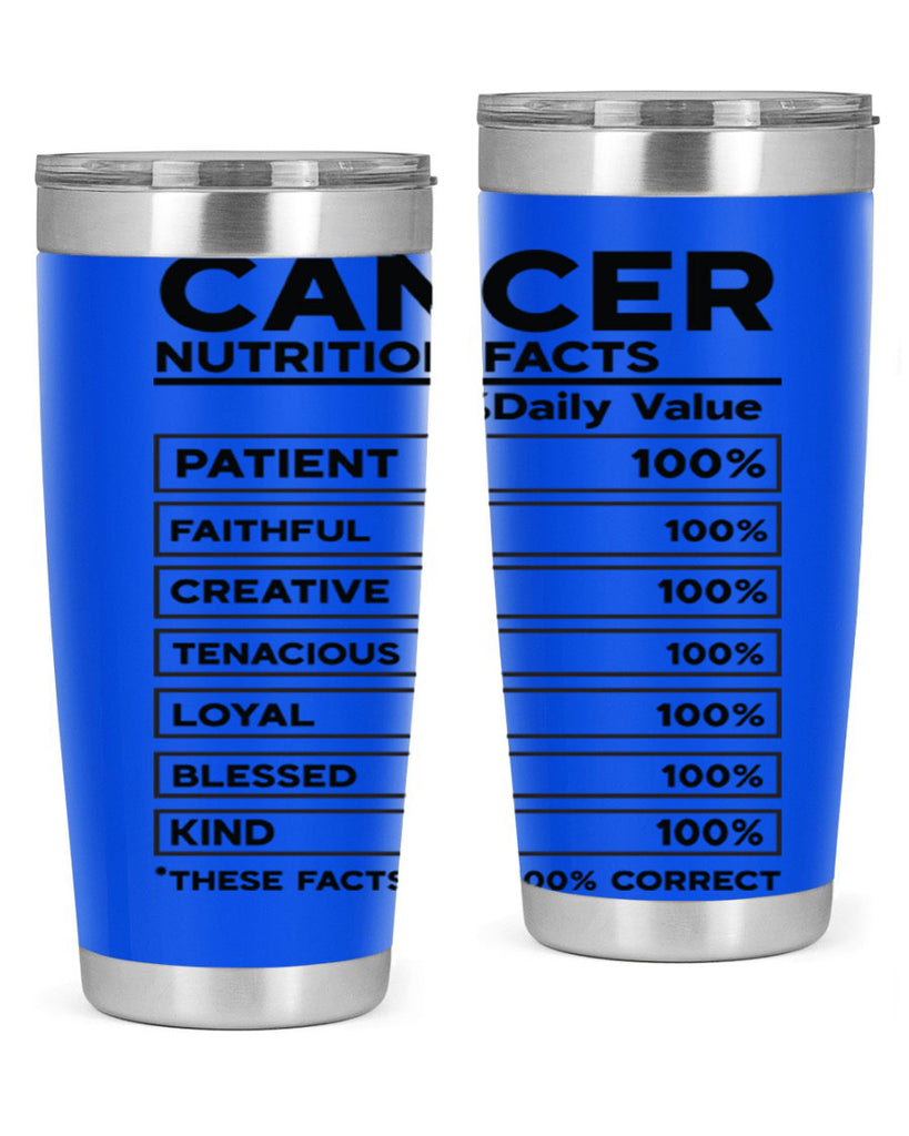 Cancer Nutrition Facts 148#- zodiac- Tumbler
