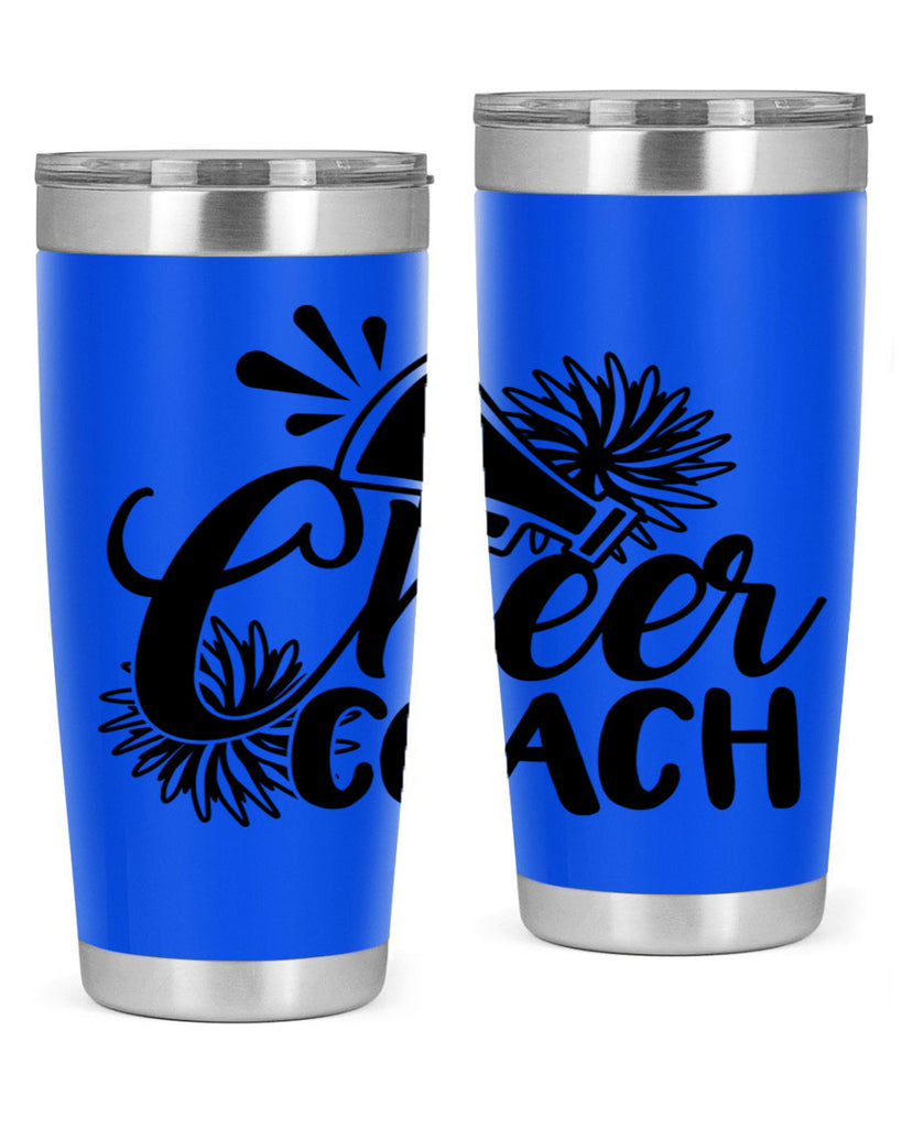 Cheer coach 1392#- cheer- Tumbler