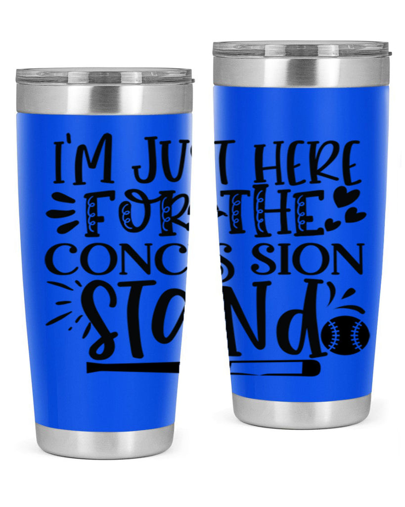 Im Just Here For the Conces sion stand 2072#- baseball- Tumbler