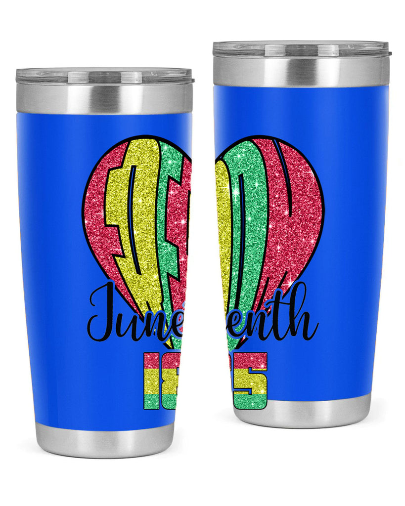 Juneteenth Since 1865 Heart 20#- Juneteenth- tumbler