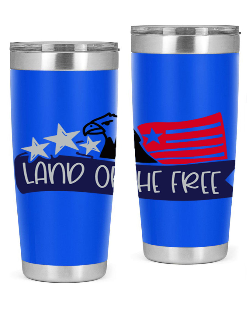 Land Of The Free Style 157#- Fourt Of July- Tumbler