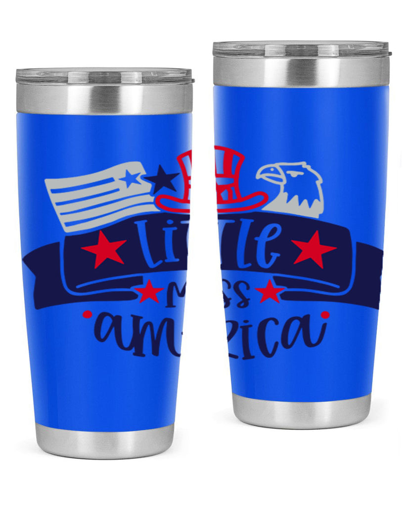 Little Miss America Style 162#- Fourt Of July- Tumbler
