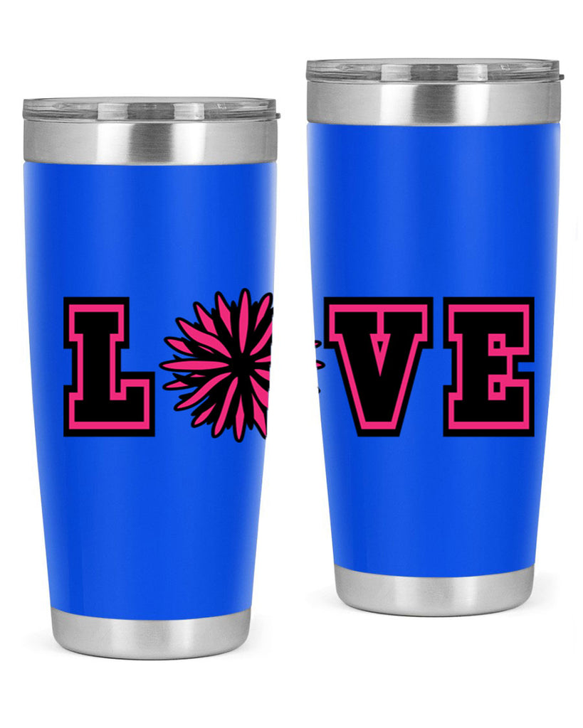 Love 694#- cheer- Tumbler