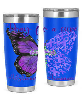 Pray For A Cure AlzheimerS Awareness 208#- alzheimers- Tumbler