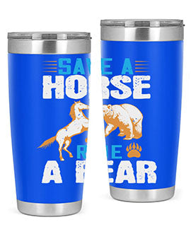 Save a horse, ride a bear 27#- Bears- Tumbler