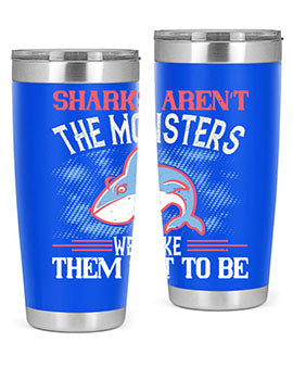 Sharks aren’t the monsters we make them out to be Style 24#- shark  fish- Tumbler