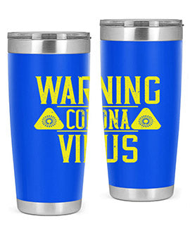 Warning Corona Virus Style 17#- corona virus- Tumbler