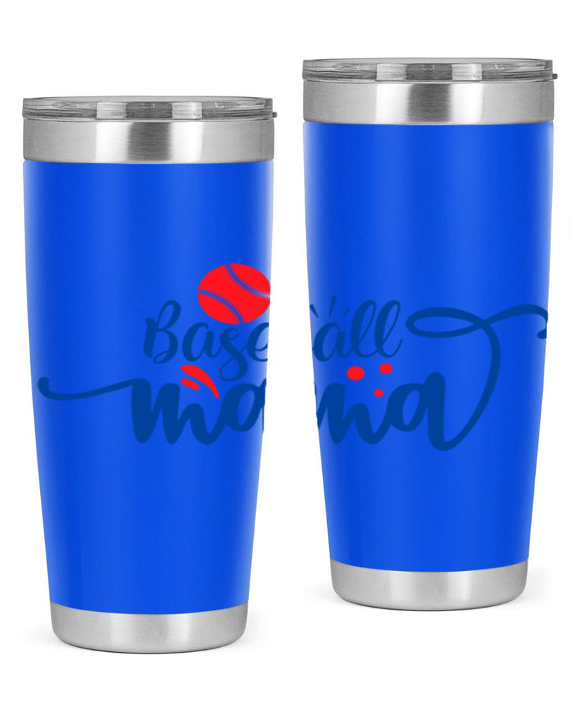 baseball mama 2208#- baseball- Tumbler