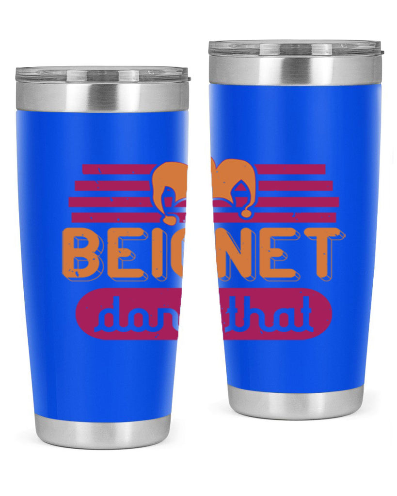 beignet done that 26#- mardi gras- Tumbler
