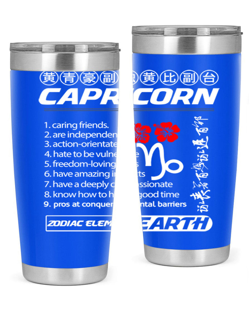 capricorn 207#- zodiac- Tumbler