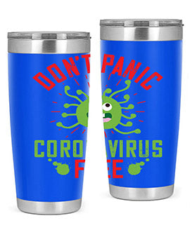 dont panic coronavirus free Style 43#- corona virus- Tumbler