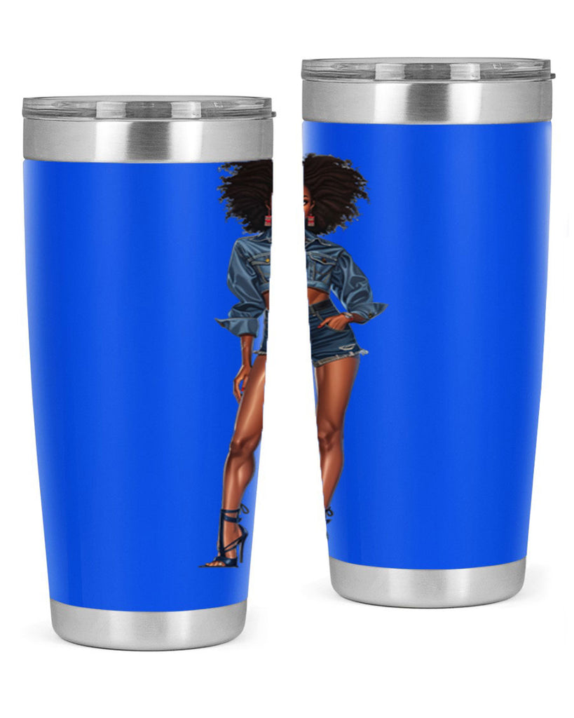 fashion girl in indigo 26#- fashion- Cotton Tank