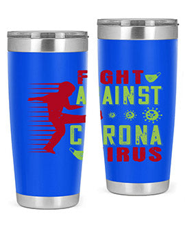 fight against corona virus Style 41#- corona virus- Tumbler