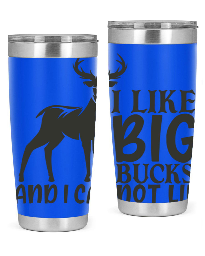 i like big bucks and i cannot lie 8#- hunting- Tumbler