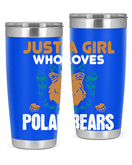 just a girl who loves polar bear 22#- Bears- Tumbler
