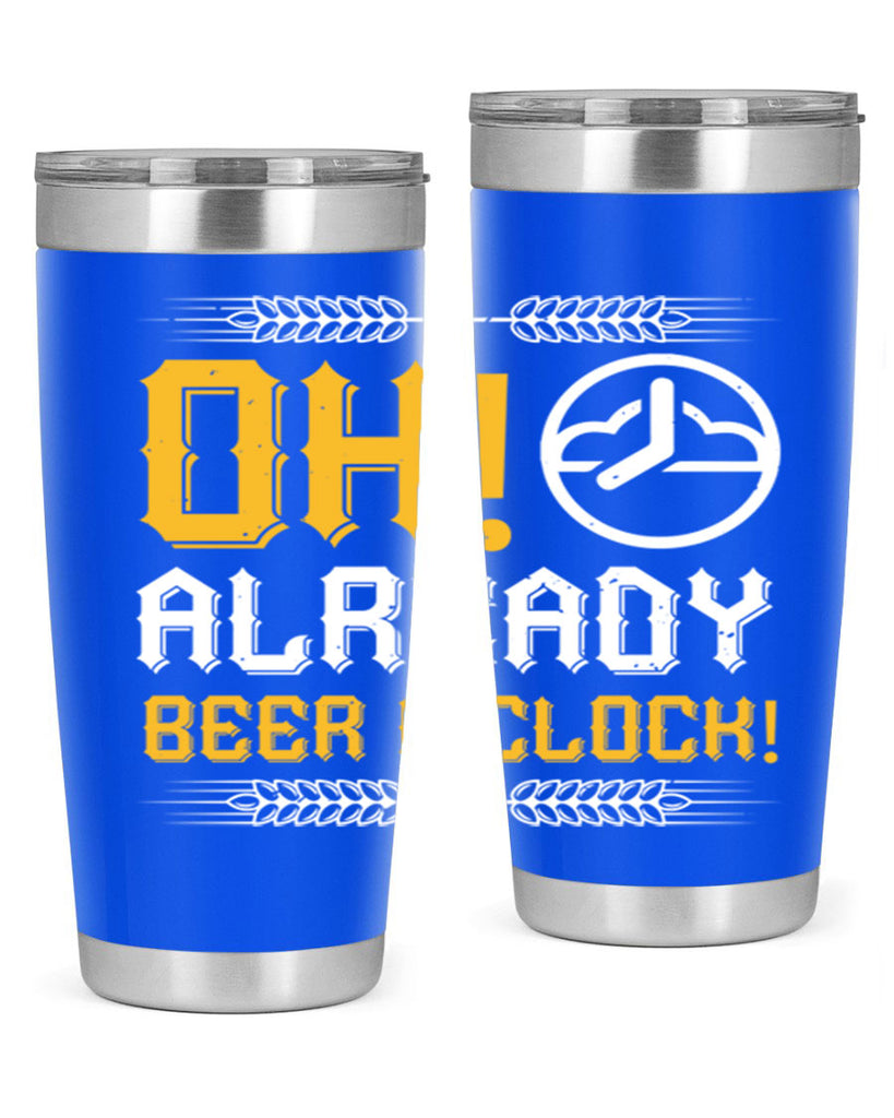 oh already beer oclock 54#- beer- Tumbler