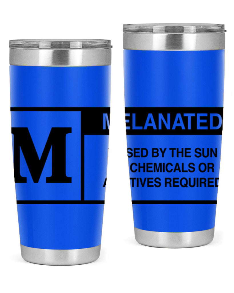 rated melanin 45#- black words phrases- Cotton Tank