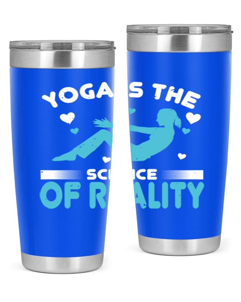 yoga is the science of reality 16#- yoga- Tumbler