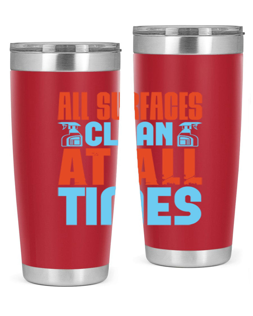 All surfaces clean at all times Style 2#- cleaner- tumbler